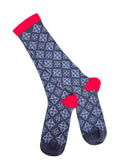 Men's Light Compression Knee High Socks - Great for Travel, Achy Tired Legs for Shoe Size 10-13 and Big & Tall Shoe Size 13-15