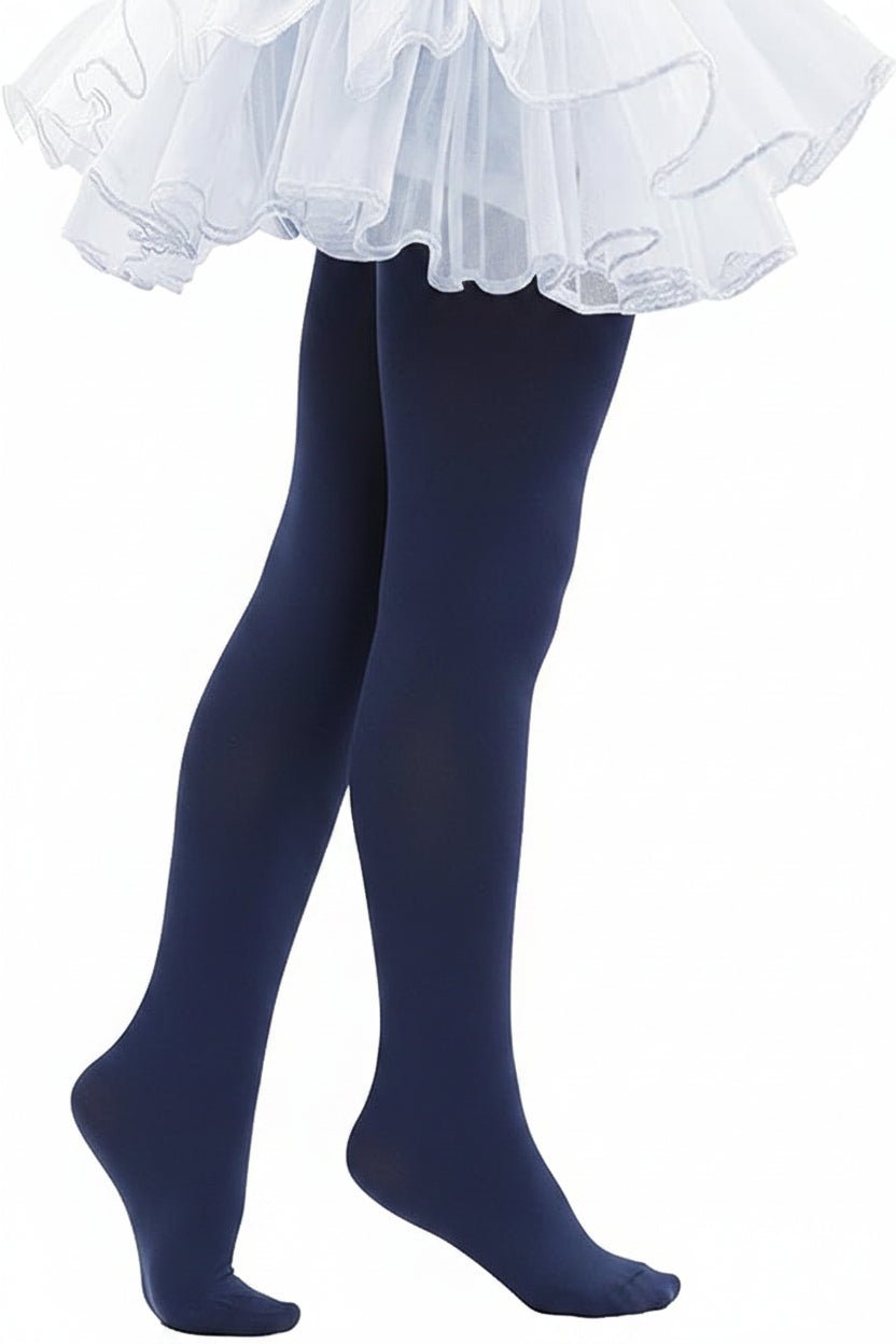 Nylon Tights for Girls in Navy - Perfect for Daily Wear & School Uniforms, in 1 Pair Packs