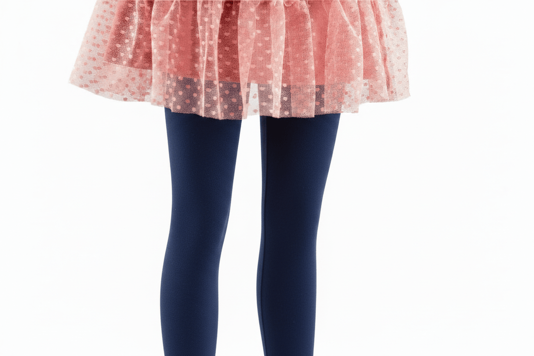 Nylon Tights for Girls in Navy - Perfect for Daily Wear & School Uniforms, in 1 Pair Packs