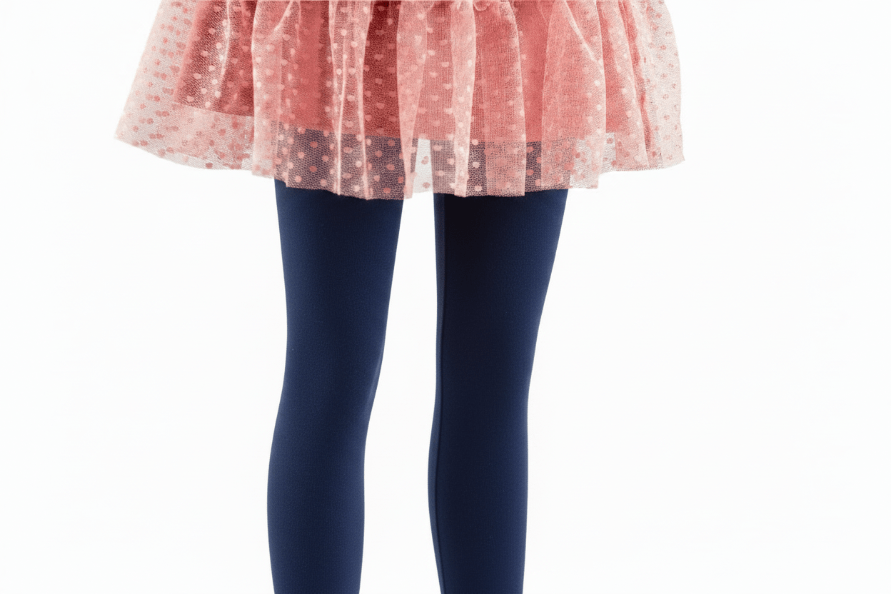 Nylon Tights for Girls in Navy - Perfect for Daily Wear & School Uniforms, in 1 Pair Packs