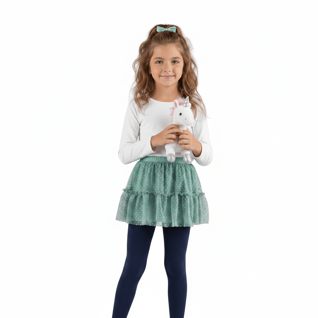 Nylon Tights for Girls in Navy - Perfect for Daily Wear & School Uniforms, in 1 Pair Packs