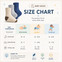 Newborn Unisex Booties, Combed Cotton Turn-Cuff Socks, Ultra Soft Infant Socks