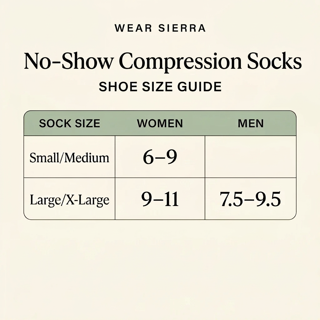 Unisex No-Show Ankle Compression Sports Socks 15–20 mmHg with Enhanced Arch Support & Heel Tab