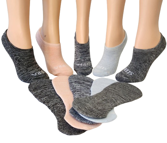 Women's No-Show Bamboo Performance Socks with Arch Support
