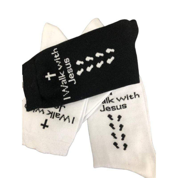 Combed Cotton Crew Christian Cross Inspirational Socks