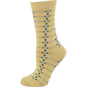 Women's Cotton Geometric Pattern Crew Sock W221SM