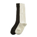 Classic Flat Knit Bamboo Knee Hi Socks 2 pair Pack