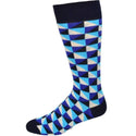 Triangle Pattern Colorful Crew Cotton 2 Pr. Pack Socks M8010