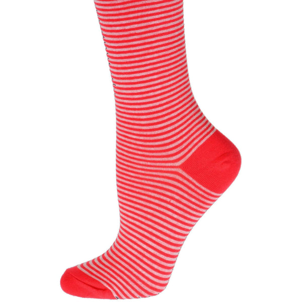 Striped Crew Socks, Superior Cotton Women Socks