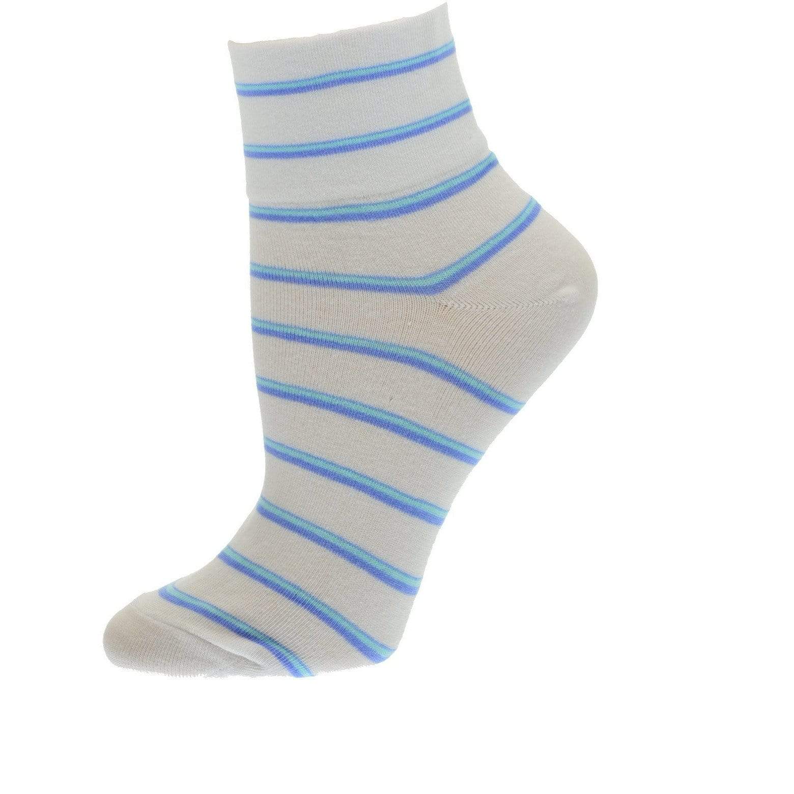 Stripe Cotton Crew