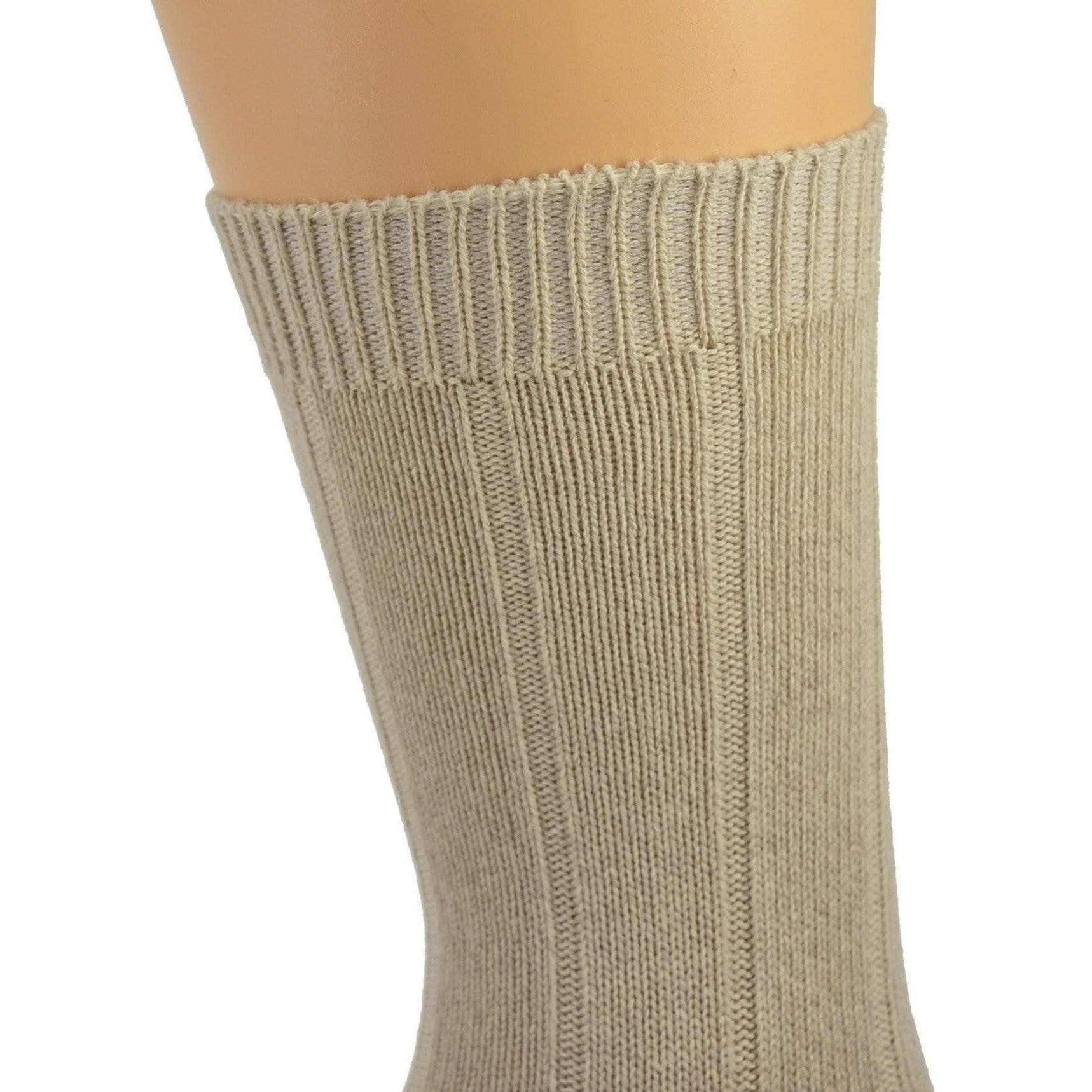 Sierra Socks Women's Bamboo True Rib Casual Dress Crew Socks