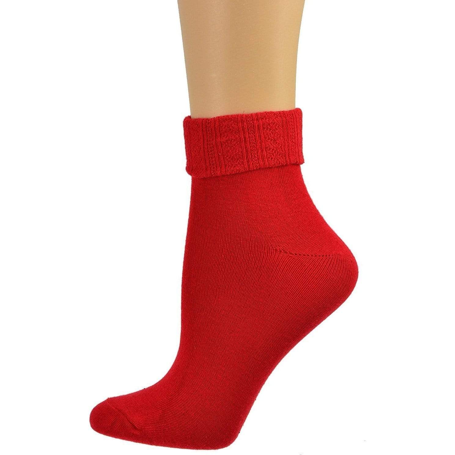 Cuff Crew Cotton Colorful Socks