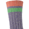 Sierra Socks Twisted Medium Thickness Boot Stripe Comfortable Crew