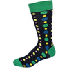 Polka Dot Pattern Colorful Crew Cotton Socks