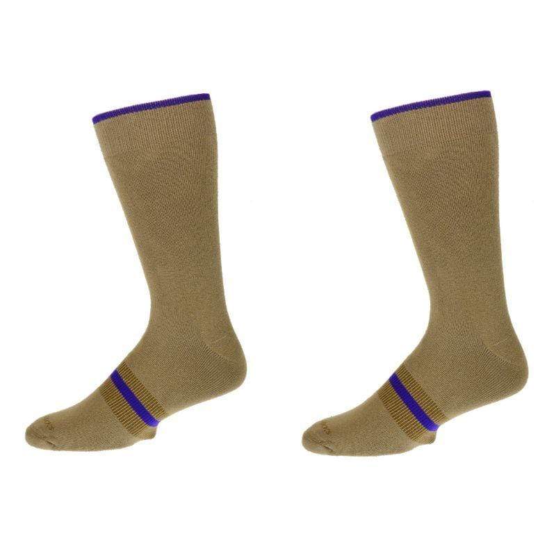 Men's Big Boys Performance Cushioned Arch Support Cotton Crew 2-Pair Pack Socks