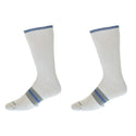 Men's Big Boys Performance Cushioned Arch Support Cotton Crew 2-Pair Pack Socks