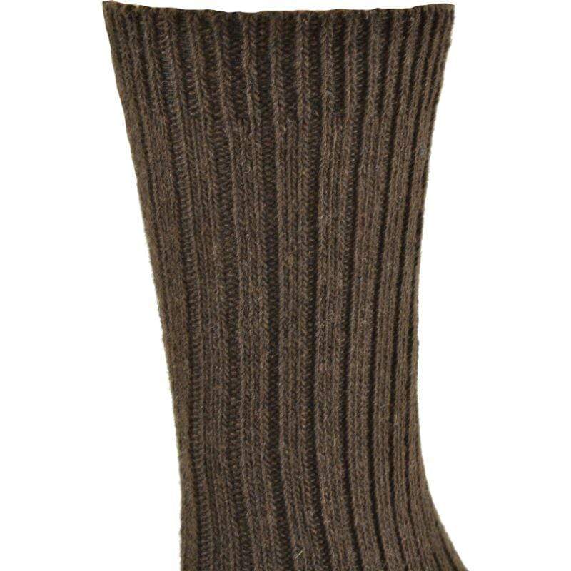 Espresso Wool Women Crew 2 pair pack