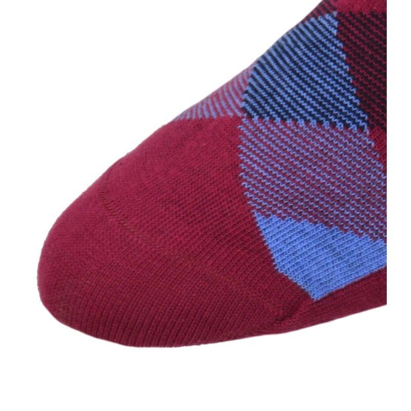 Dress Casual Combed Cotton Crew Argyle Socks M6000