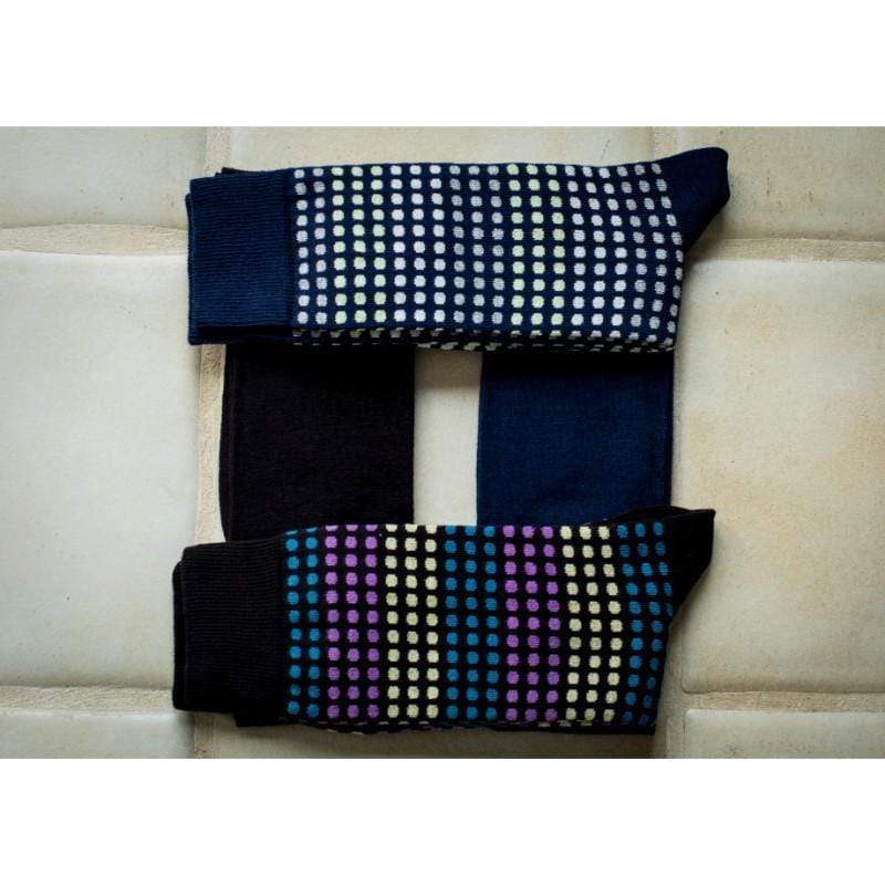 Dress Casual 2 Pair Pack Combed Cotton Crew Socks