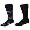 Dress Casual 2 Pair Pack Combed Cotton Crew Socks