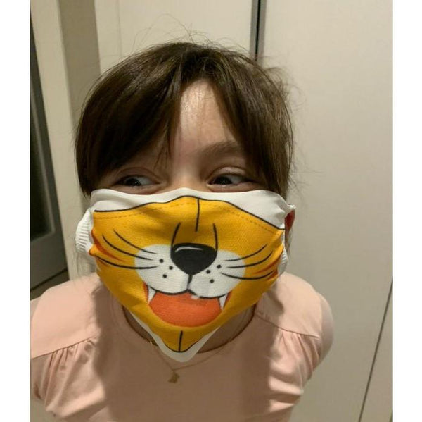Cotton Reusable Animal Face Cover Mask for KIDS K0519