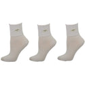Classic Ribbed Single Cuff Pima Cotton 3 Pairs Pack School Uniform Socks