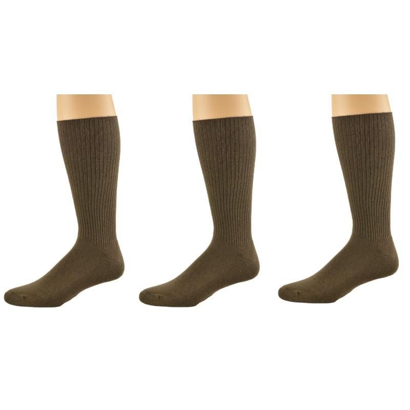Diabetic Arthritic Cotton Crew Cushioned 3 Pair Pack