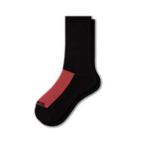 Cotton Crew Mesh Top Cushioned Sole Performance Socks