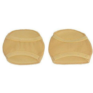 Sheer Open Toe Cover With Cushion Non-Skid Sole 4 pair Pack