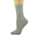 Sierra Socks Women's Striped Cotton 1 Pair or 3 Pair Pack Socks
