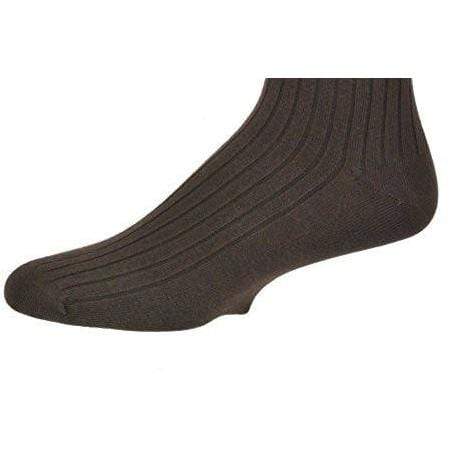 Classic Fine Ribbed Premium Over the Calf Combed Cotton Socks 3 pair pack