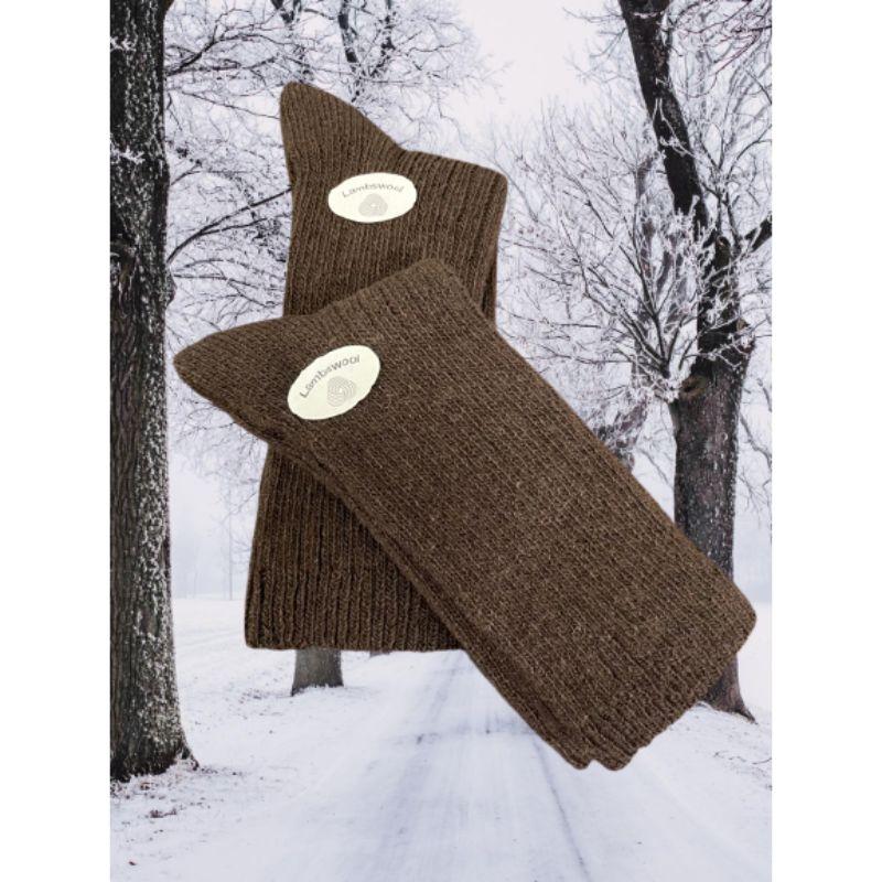 Espresso Wool Women Crew 2 pair pack