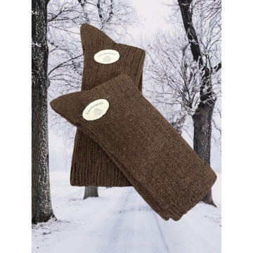 Espresso Wool Women Crew 2 pair pack