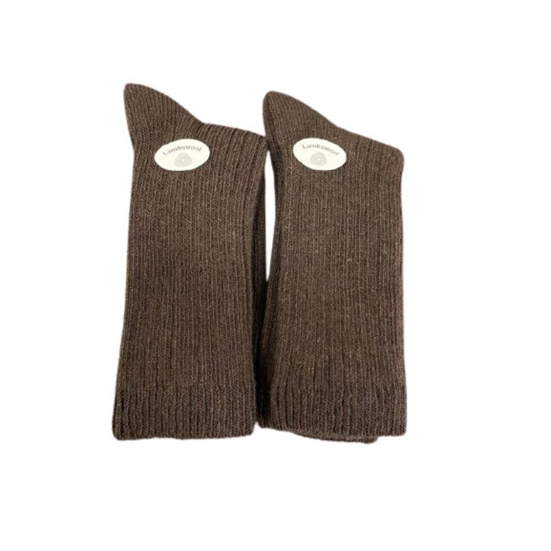 Espresso Wool Women Crew 2 pair pack