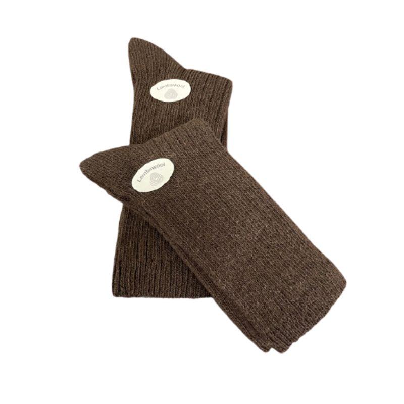 Espresso Wool Women Crew 2 pair pack
