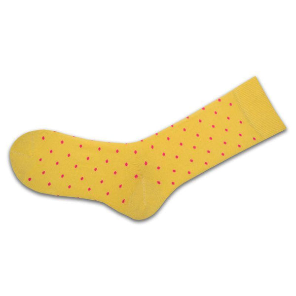 Combed Cotton Pin Dot Crew Casual Women's 3 Pr. Pack Socks