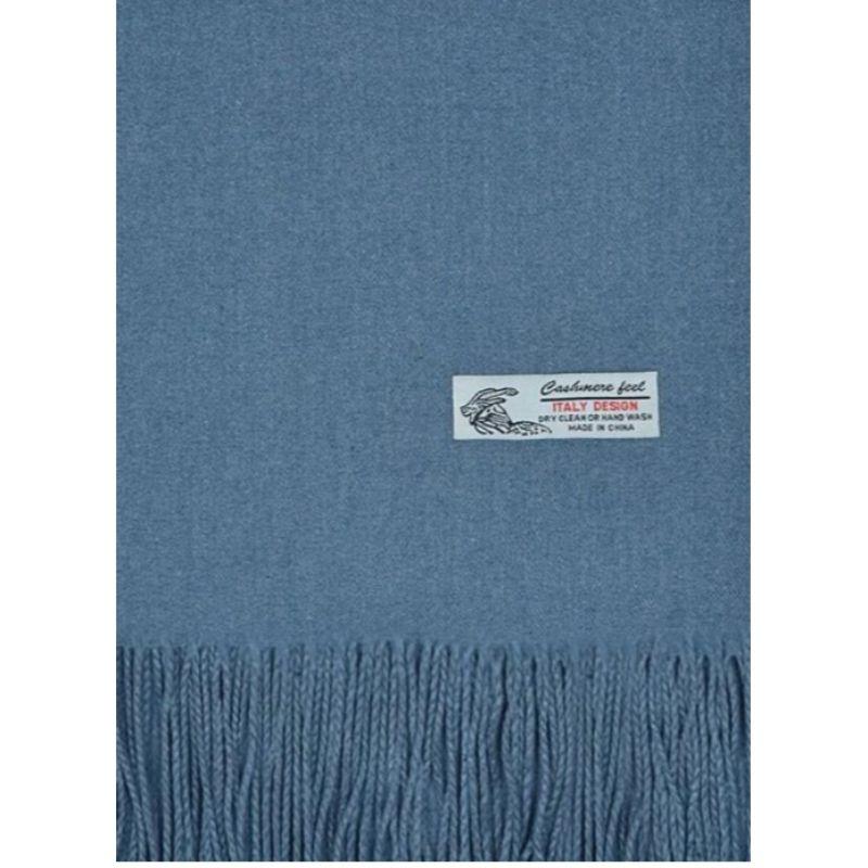 Men's and Women's Unisex Plain Solid Cashmere Feel Shawl, Oversized Scarves, Softer than Cashmere features, Size 78"X27"