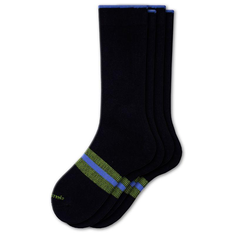 Men's Big Boys Performance Cushioned Arch Support Cotton Crew 2-Pair Pack Socks