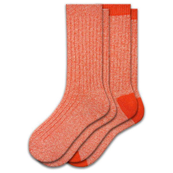 Outdoor Boot Hiking Marled Twisted Cotton 2 Pair Pack Socks
