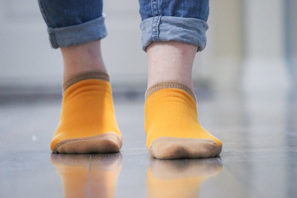 Heel Guard Mesh Top Cotton Anklet High Socks