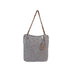 Reusable Women's Cotton Tote Shoulder Bag, Tassel Handbag
