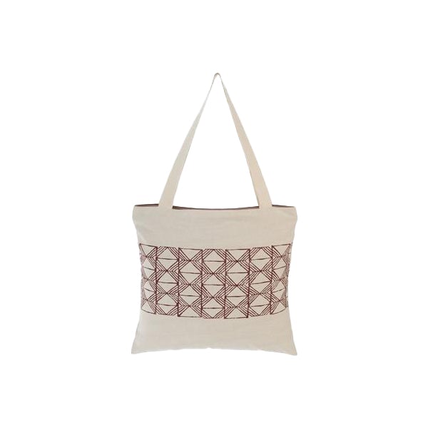 Reusable Shopping and Beach Shoulder Tote Cotton Bag