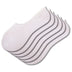 Performance Combed Cotton Invisible Socks with Silicone 3 pair pack