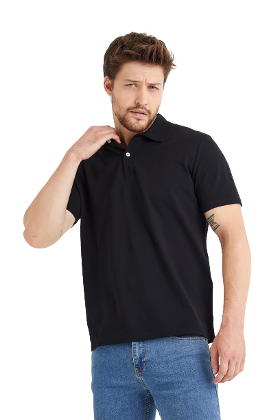 Men's Polo Moisture Wicking 2-button T-Shirts