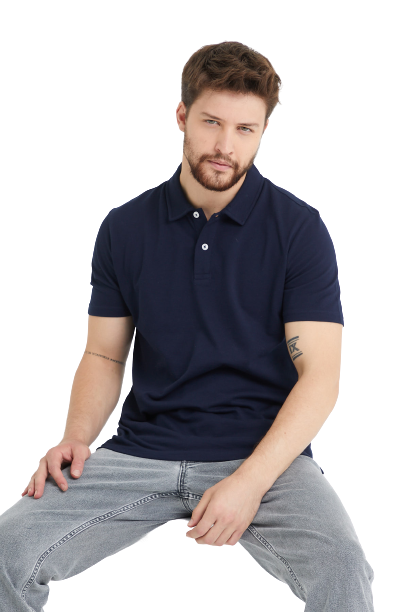 Men's Polo Moisture Wicking 2-button T-Shirts
