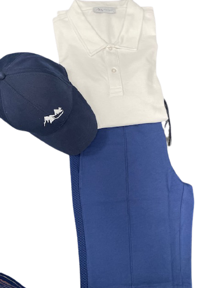 Polo T-Shirt, Bermuda Short and Hat Set (3-Piece)