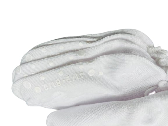 Girls Cotton Lettuce Ruffle Ripple Edge Turn Cuff Non Skid Seamless Toe 3 Pair Pack