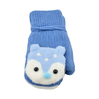 Sierra Bear Soft Knit Mittens for Baby or Toddler