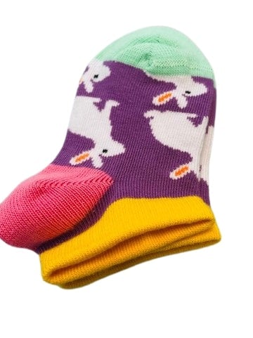 Toddler Combed Cotton Ankle Assorted 3-Pack Socks