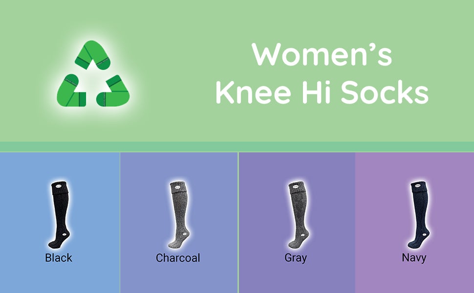 Wool Over-The-Knee/Knee Hi Outdoor Hiking Winter Women Boot Socks